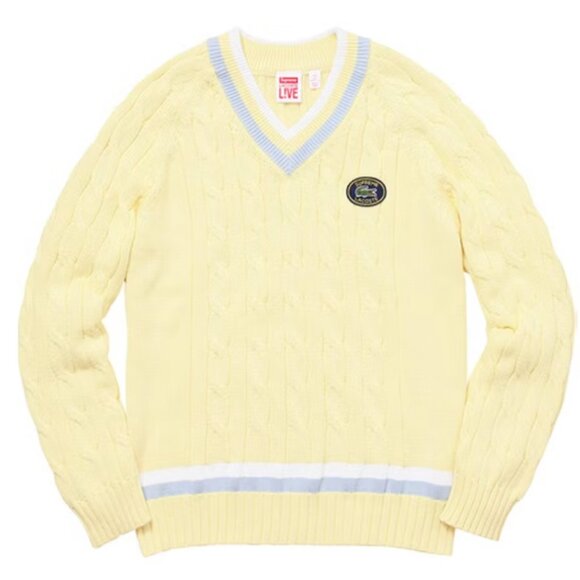 Supreme lacoste sweater best sale